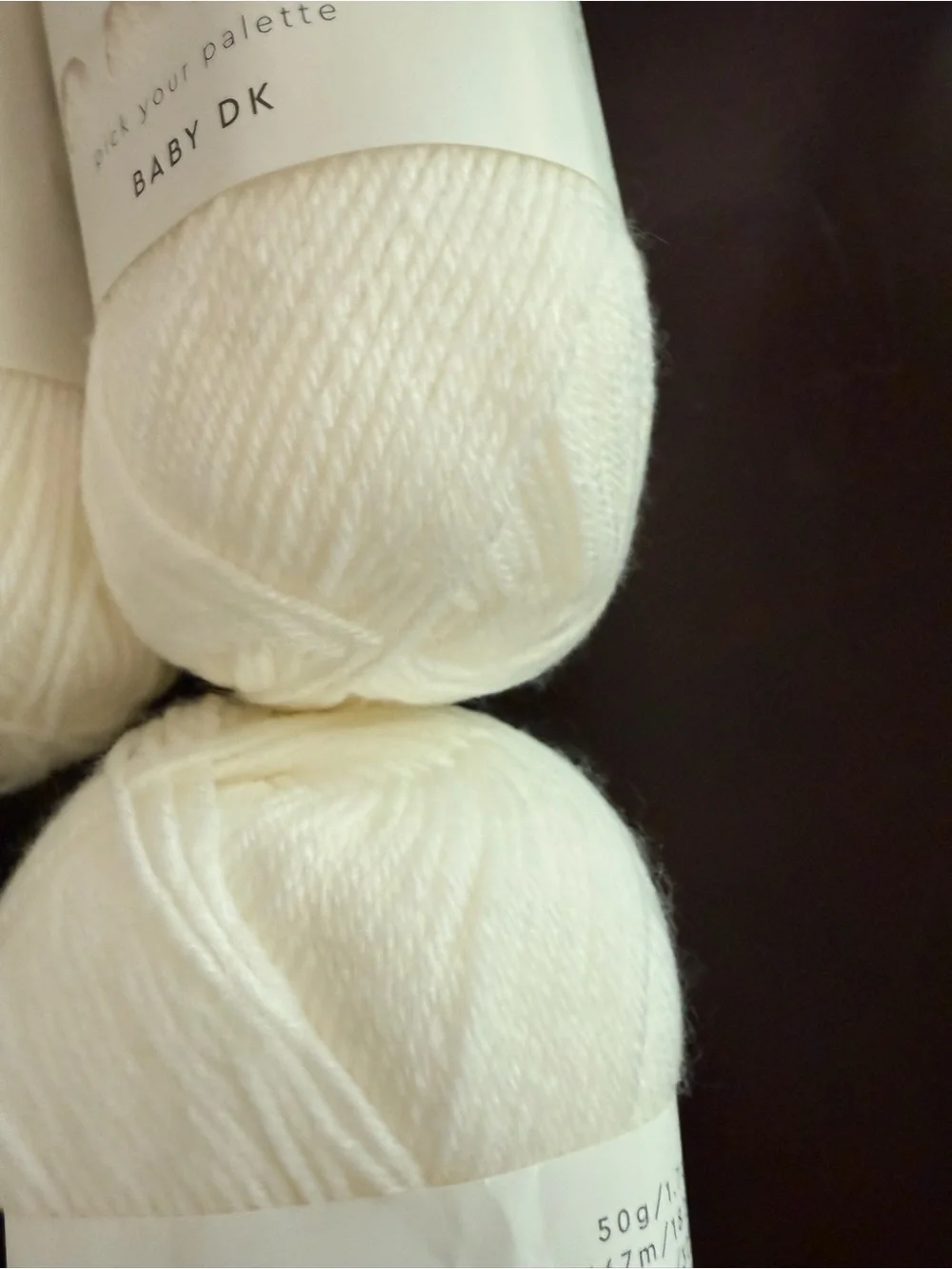 Paintbox Baby DK Soft Papier White Yarn - 5 Skeins